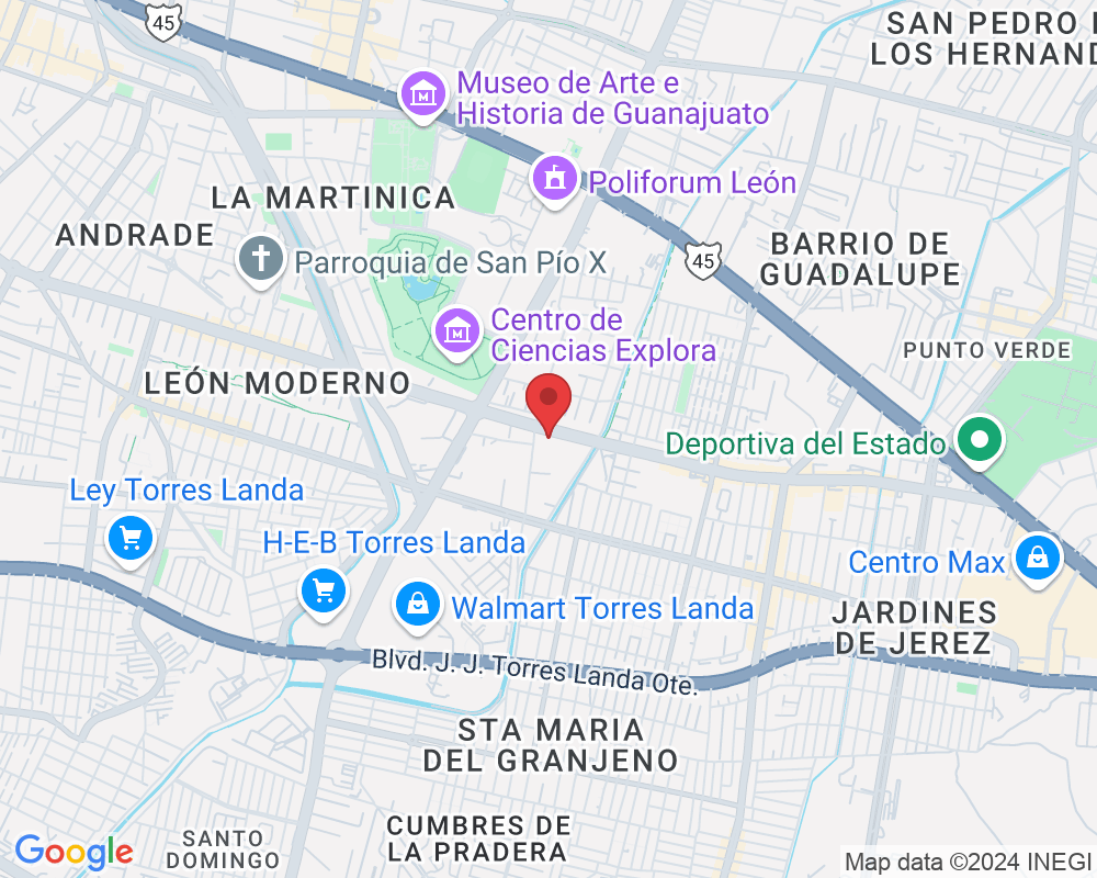 Blvr. Mariano Escobedo Pte. 3200, Oriental, 37510 León de los Aldama, Gto., México