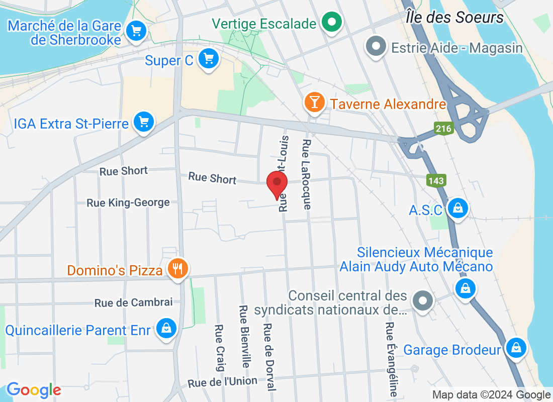 405 Rue Léonidas, Sherbrooke, QC J1H 2H4, Canada
