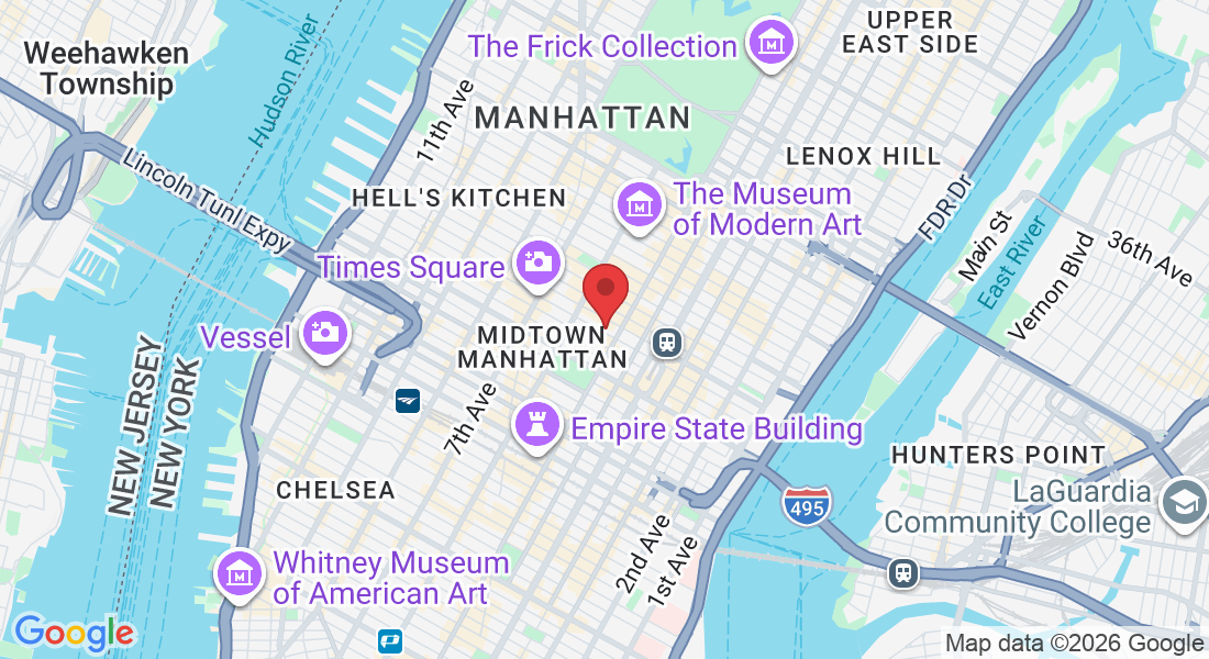 17-19 W 45th St 10th fl, New York, NY 10036, USA