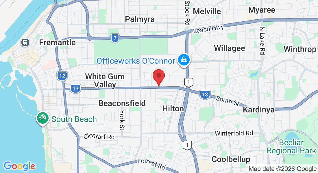 Inside Chiro and Co, 3C/352 South St, O'Connor WA 6163, Australia