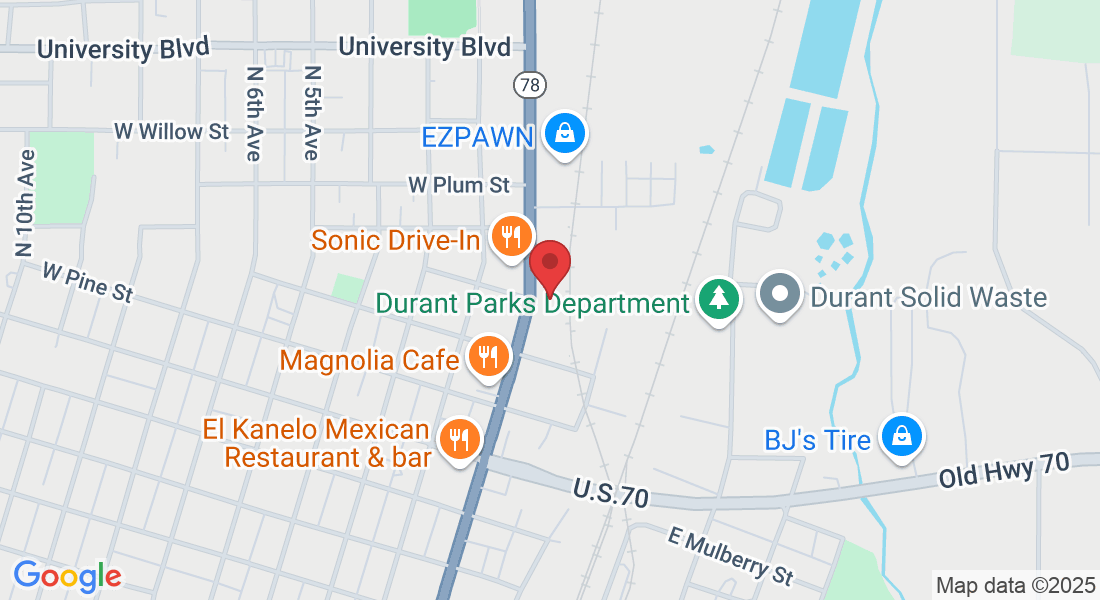1102 N 1st Ave, Durant, OK 74701, USA