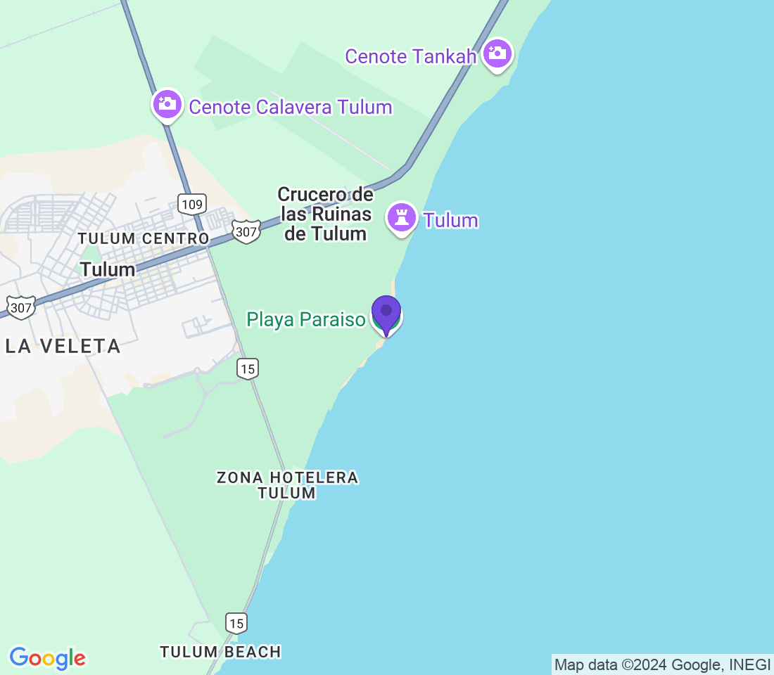 Playa Paraiso, Quintana Roo, México