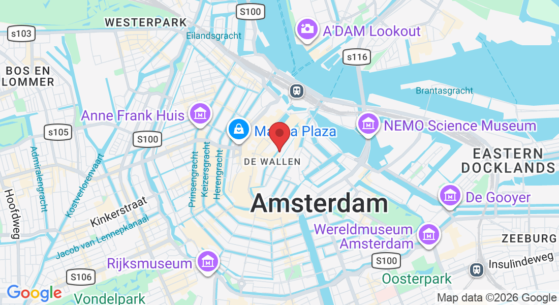 Oudezijds Voorburgwal 129-II, 1012 EP Amsterdam, Netherlands