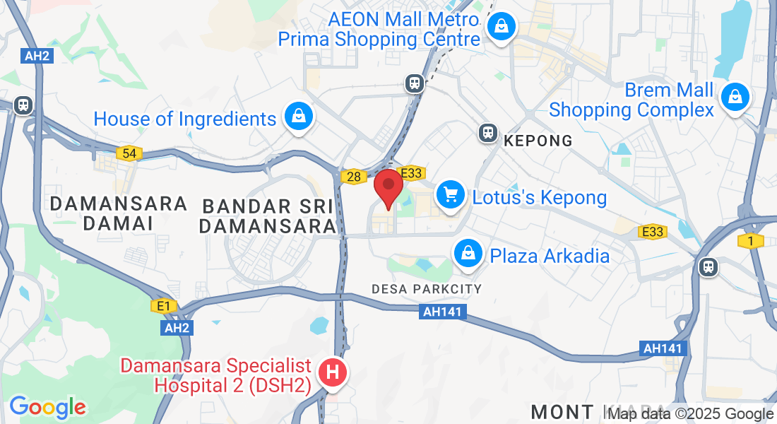 18, JALAN MEDAN PUTRA 3/62D MEDAN PUTRA BUSINESS CENTRE, Bandar Menjalara, 52200 Kuala Lumpur, Wilayah Persekutuan Kuala Lumpur, Malaysia