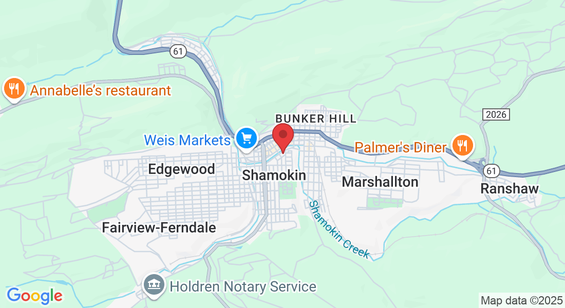 20 E Lincoln St, Shamokin, PA 17872, USA