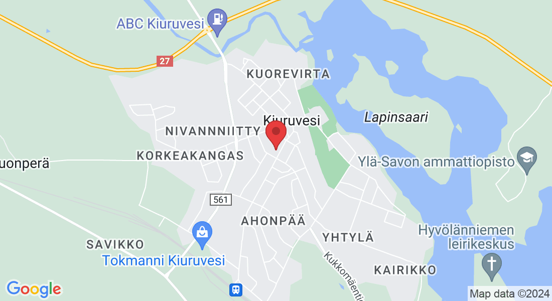 Asematie 9, 74700 Kiuruvesi, Suomi