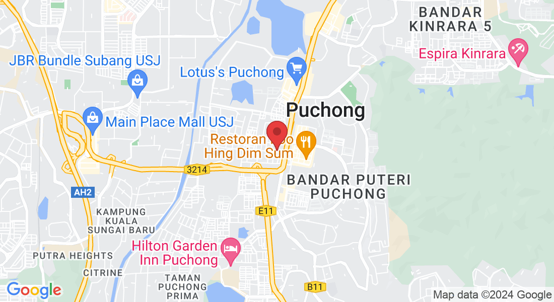 27, Jln TPP 1/1, Taman Perindustrian Puchong, 47100 Puchong, Selangor, Malaysia
