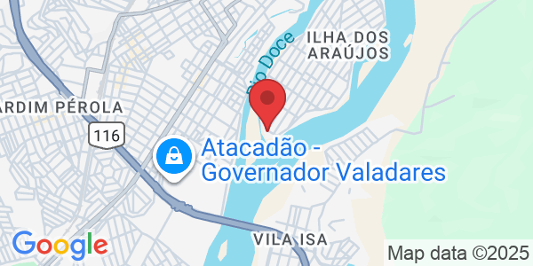 Av. Rio Doce, 1680 - Ilha dos Araújos, Gov. Valadares - MG, 35020-500, Brasil