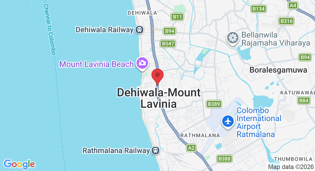 533 Galle Rd, Dehiwala-Mount Lavinia 10350, Sri Lanka