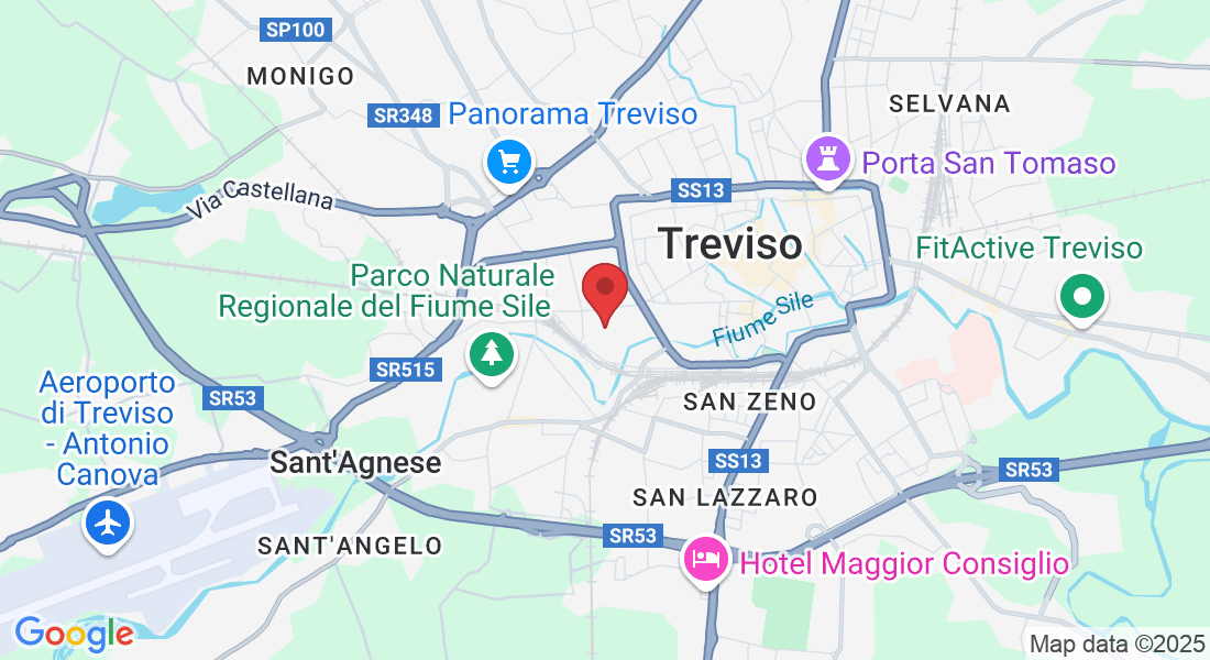 Viale Giuseppe Verdi, 15, 31100 Treviso TV, Italia