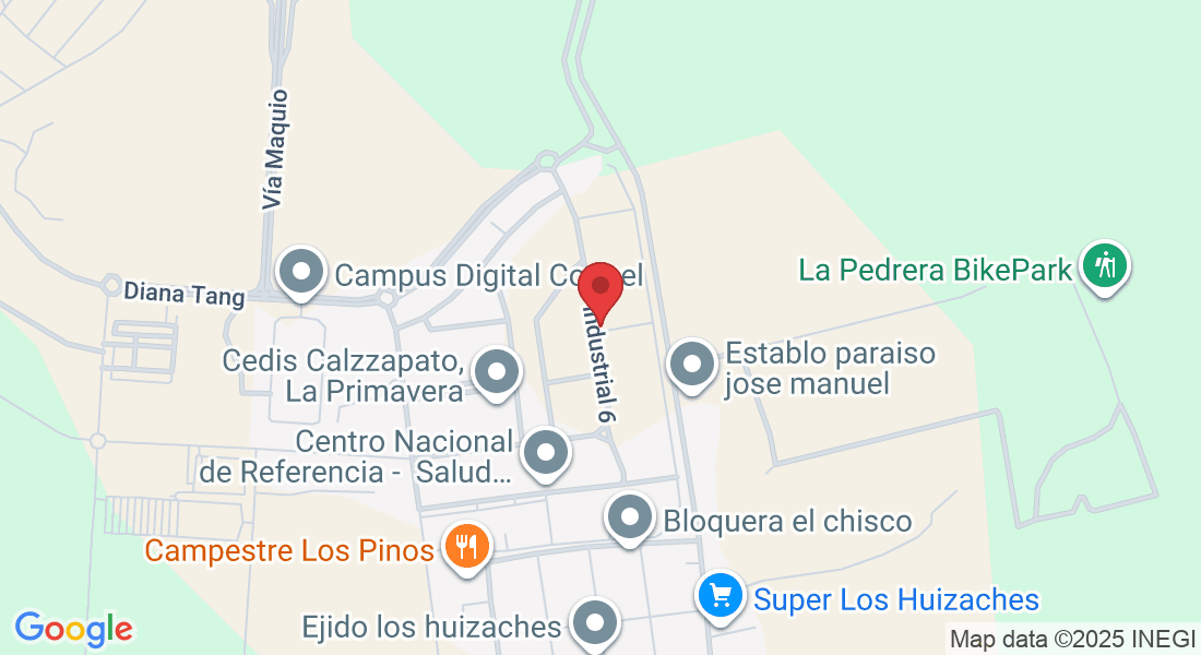 Ave. Industrial, 78-A Sur 6, La Primavera, 80199 Culiacán Rosales, Sin., México