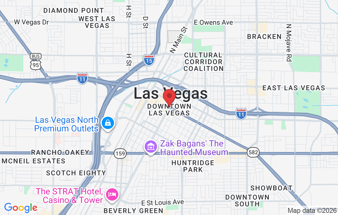 Downtown Las Vegas, Las Vegas, NV, USA