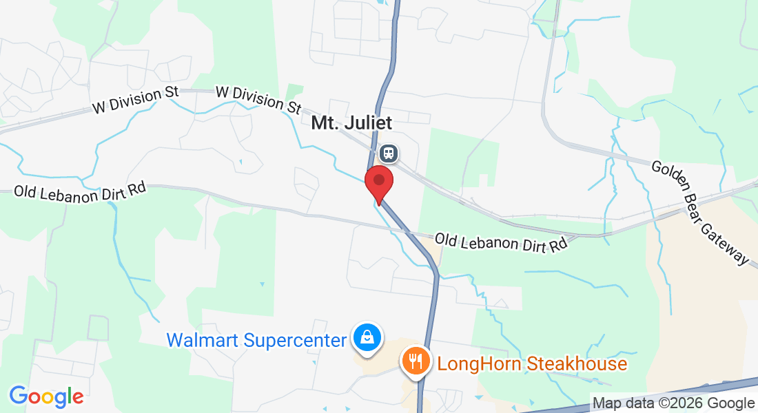 1754 N Mt Juliet Rd, Mt. Juliet, TN 37122, USA