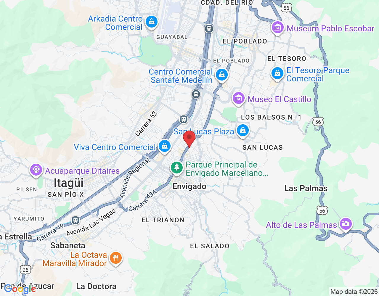 27 a sur-86, Cra. 43A #27 A sur 86 local 162, Zona 2, Envigado, Antioquia, Colombia