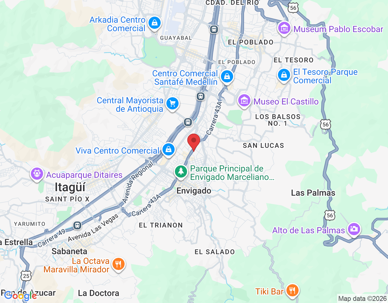 27 a sur-86, Cra. 43A #27 A sur 86 local 162, Zona 2, Envigado, Antioquia, Colombia