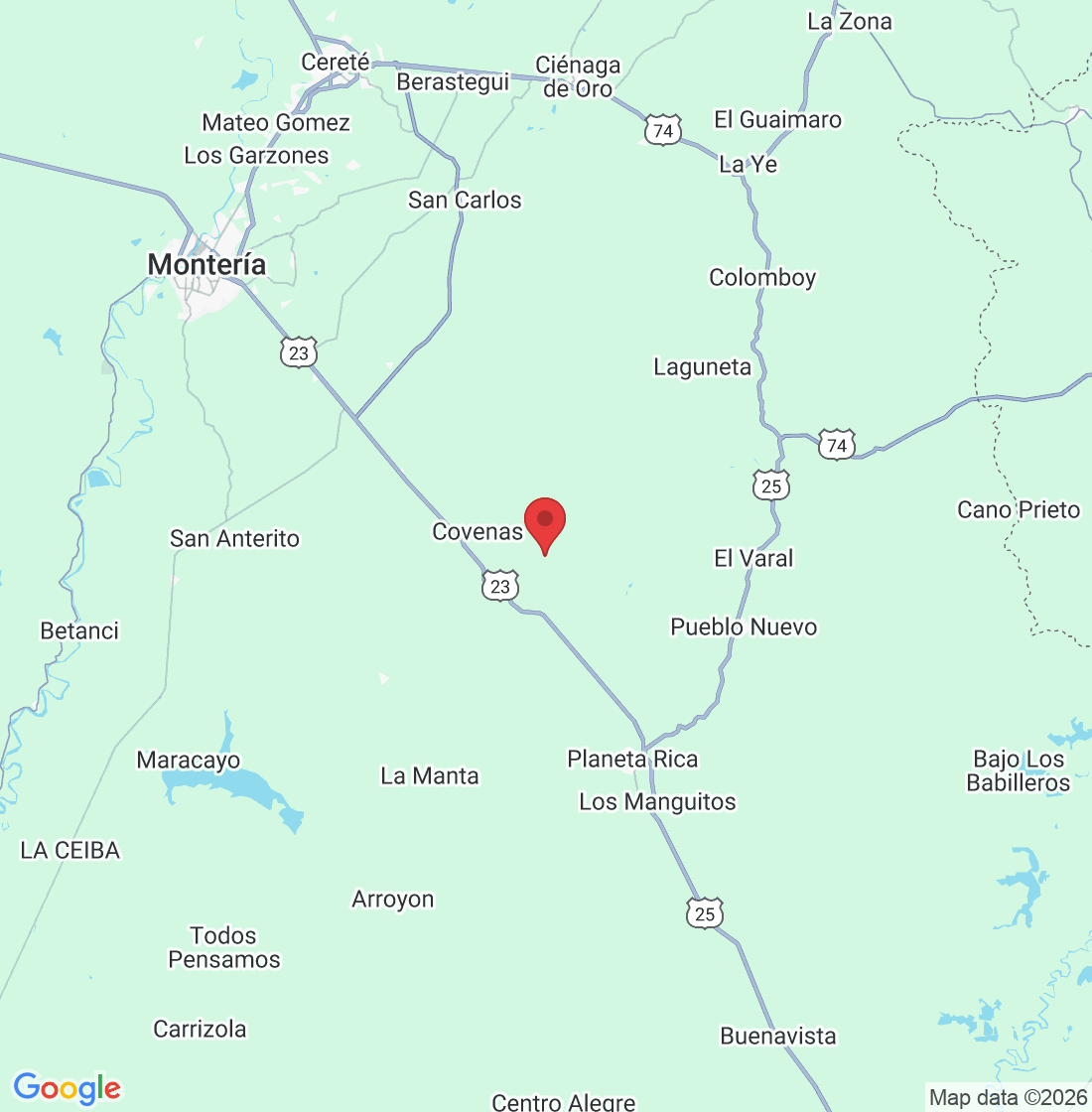 Unnamed Road, Planeta Rica, Córdoba, Colombia