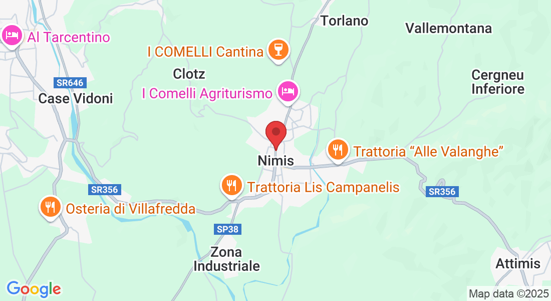 Via Centa, 16, 33045 Nimis UD, Italia