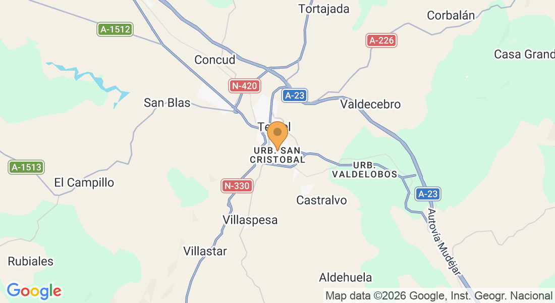 Av. de Aragón, 14, 44002 Teruel, España