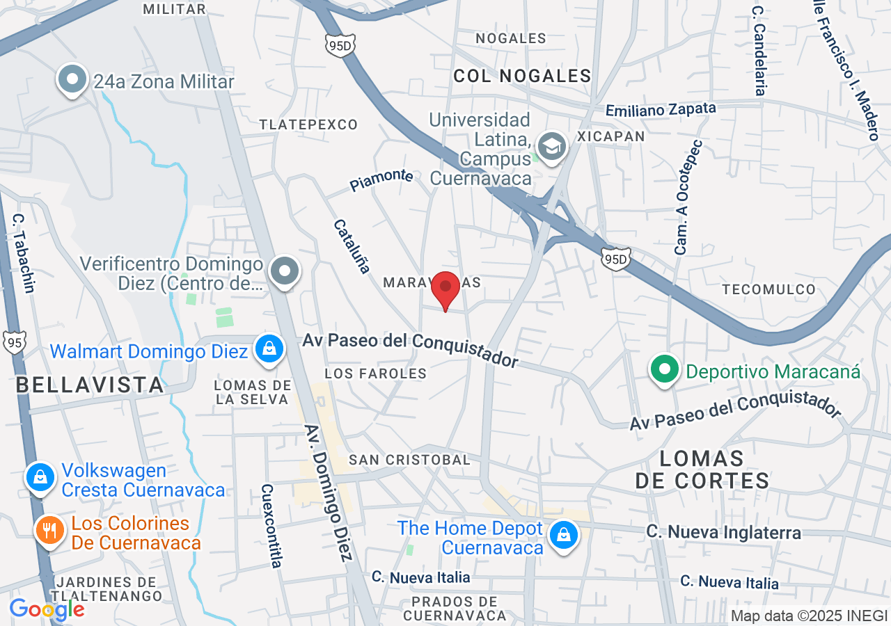 C. Alicia 105, Maravillas, 62230 Cuernavaca, Mor., México