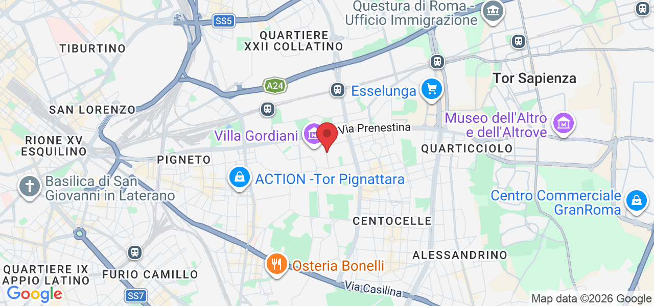 Via Olevano Romano, 197, 00171 Roma RM, Italia