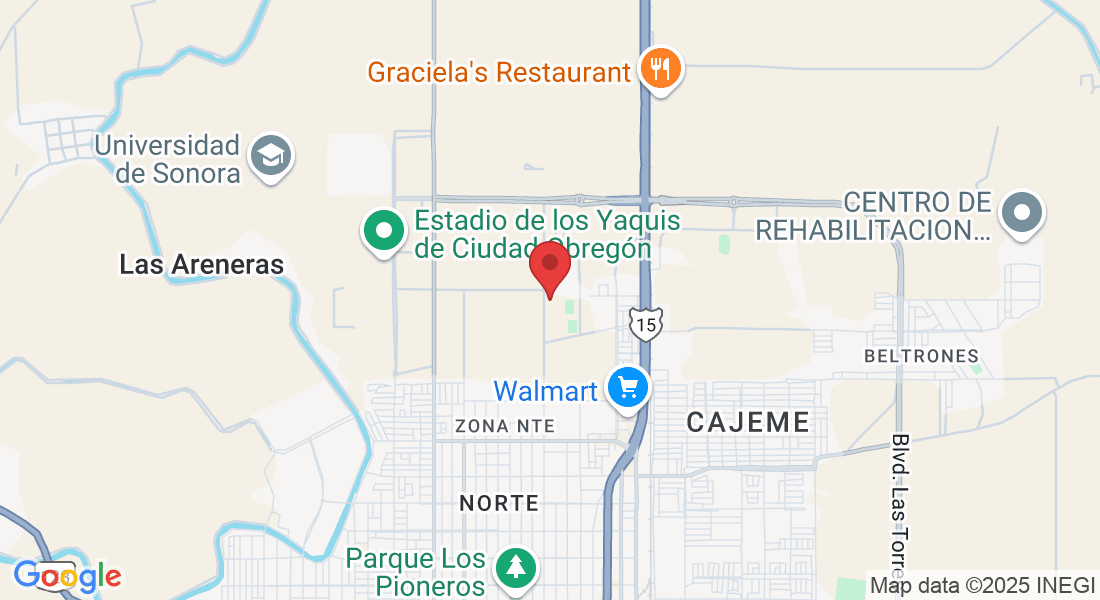 C. Veracruz 1800, Norte, 85019 Cdad. Obregón, Son., México