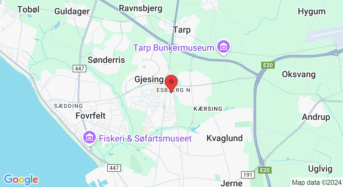 Østre Gjesingvej 13, 6715 Esbjerg Kommune, Danmark