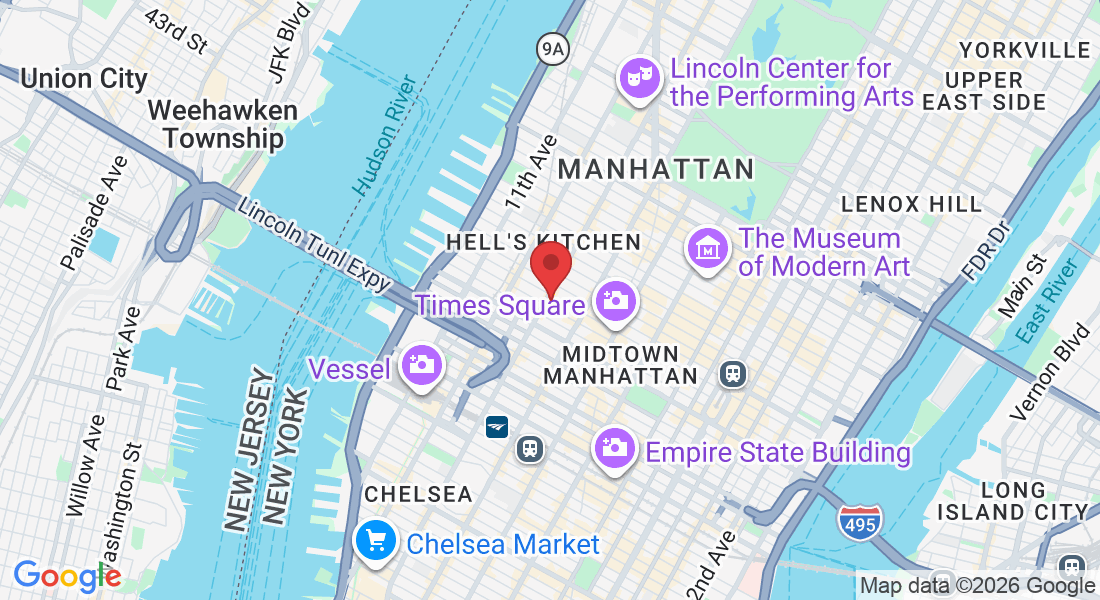 630 9th Ave #411, New York, NY 10036, USA