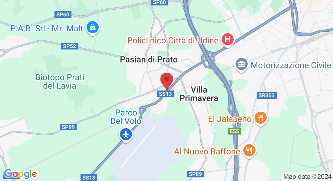 Via Campoformido, 80, 33037 Pasian di Prato UD, Italia