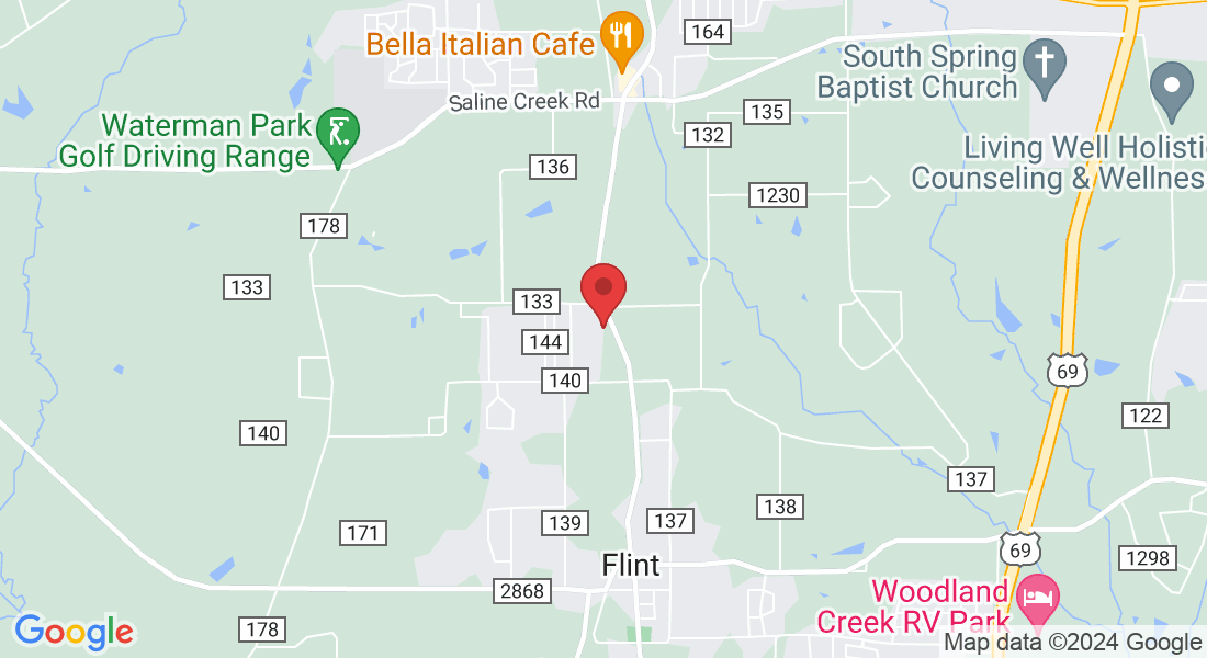 17968 FM 2493, Flint, TX 75762, USA