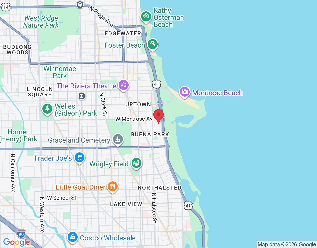 4250 N Marine Dr, Chicago, IL 60613, USA