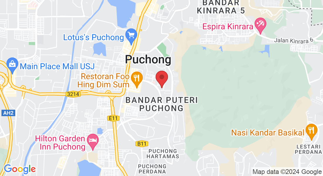 Pavilion, C, 03-13, Jalan Puteri 7/13, Bandar Puteri Puchong, 47100 Puchong, Selangor, Malaysia