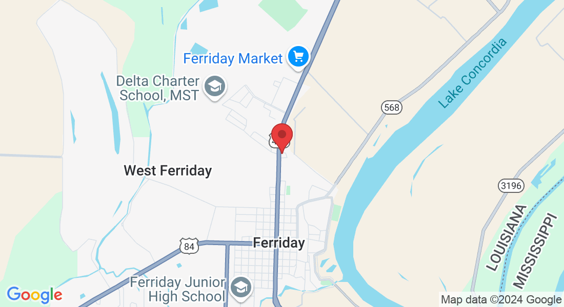 1411 EE Wallace Boulevard, Ferriday, LA 71334, USA