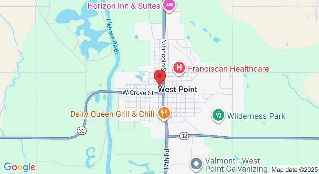 122 N Main St, West Point, NE 68788, USA