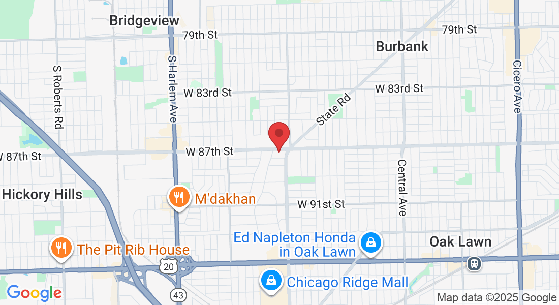 6419 W 87th St, Oak Lawn, IL 604531048, USA