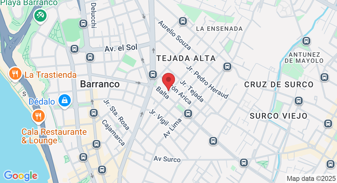 Jr, Jr. García y García 425, Barranco 15047, Peru