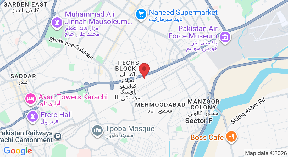 803,804,805,806, Park Avenue, opposite to Sharah e Faisal, Shahrah-e-Faisal Block 6 P.E.C.H.S., Karachi, Karachi City, Sindh, Pakistan