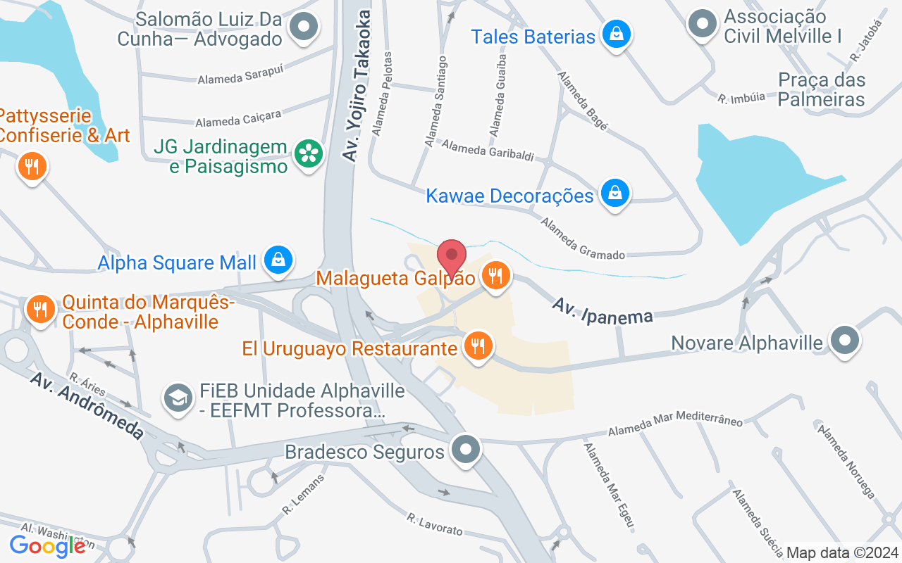 Av. Ipanema, 165 - Sala 501 - Empresarial 18 do Forte, Barueri - SP, 06472-002, Brasil