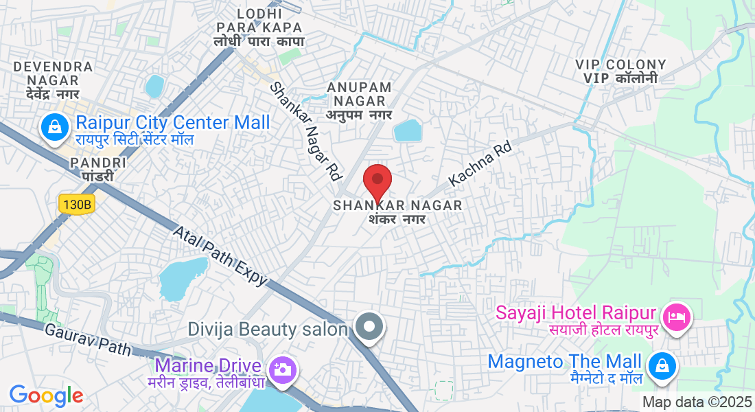 opp. BTI GROUND, Shankar Nagar, Raipur, Chhattisgarh 492001, India