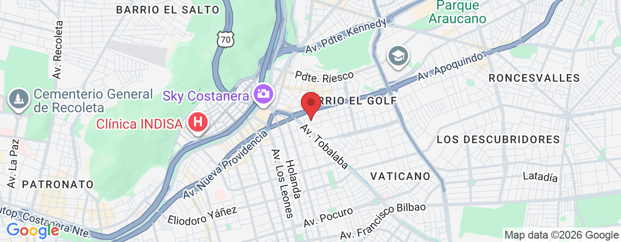 Vecinal 140, 7550276 Las Condes, Región Metropolitana, Chile