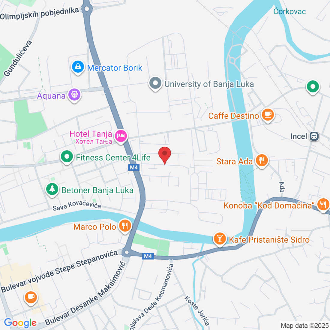 Milana Karanovića, 78000 Banja Luka, Bosnia and Herzegovina