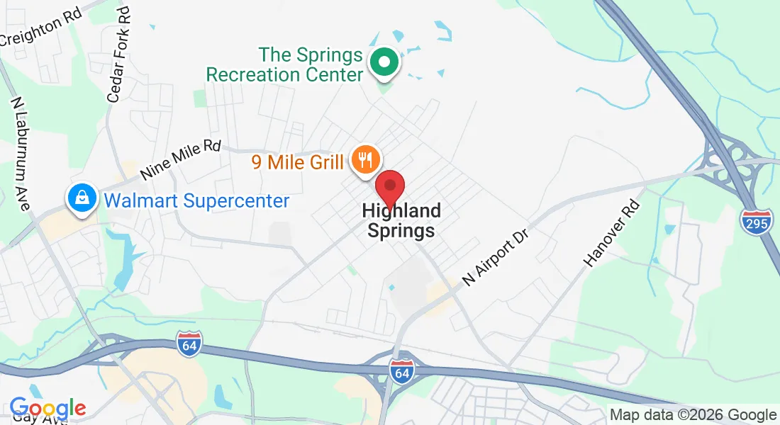 101 E Nine Mile Rd, Highland Springs, VA 23075, USA