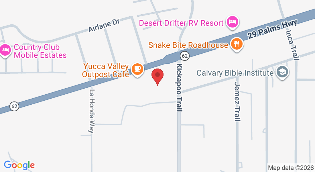 7508 Kickapoo Trail, Yucca Valley, CA 92284, USA
