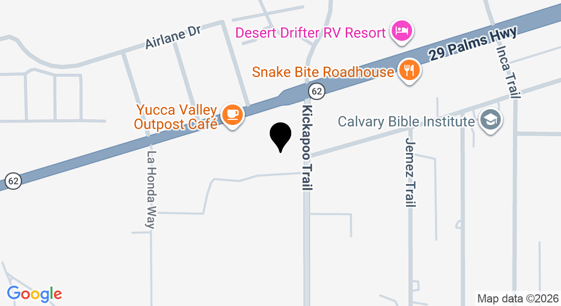 7508 Kickapoo Trail, Yucca Valley, CA 92284, USA