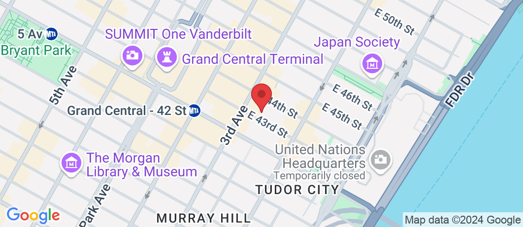 211 E 43rd St 7th. Floor, New York, NY 10017, USA