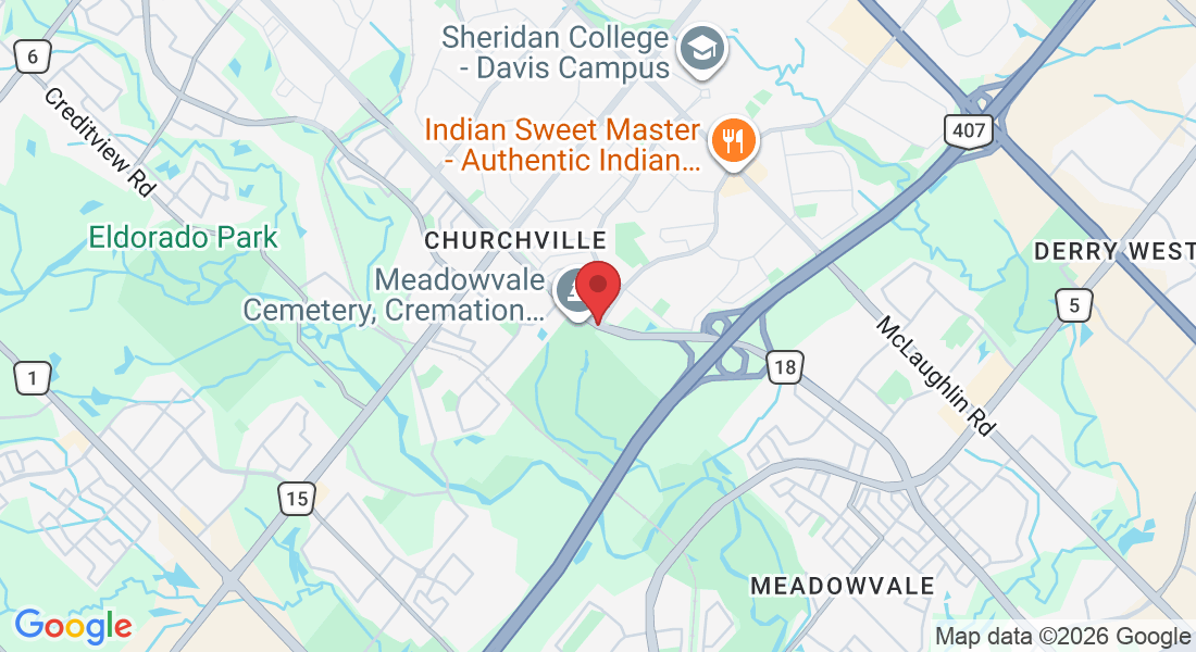 Mavis Rd & Ray Lawson Blvd, Brampton, ON L6Y 5H7, Canada