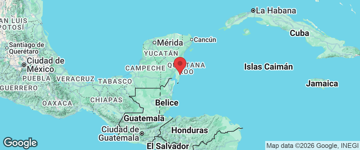 Ubicación Brilling Realty — Mahahual, Quintana Roo