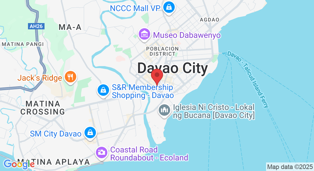 3J85+F9V Barangay, Poblacion District, Davao City, 8001 Davao del Sur, Philippines