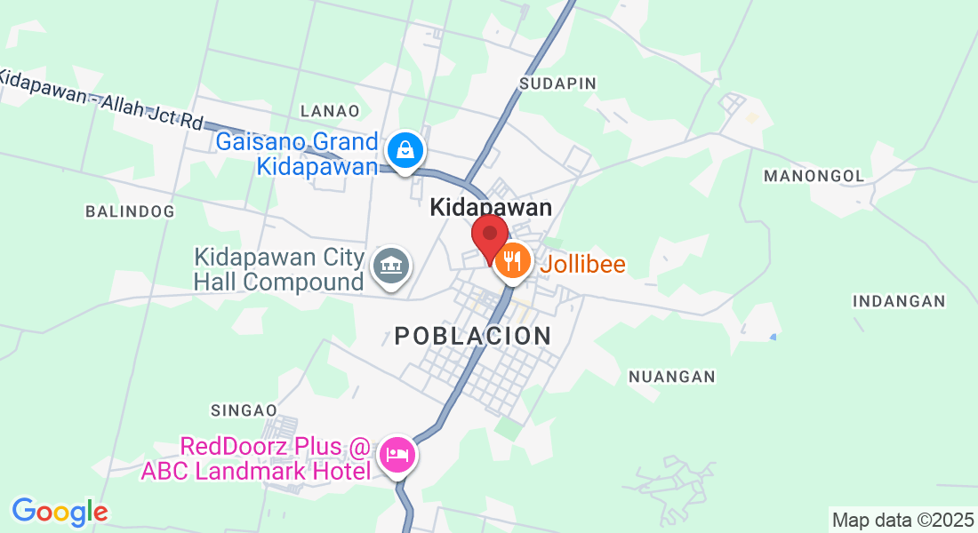 2nd flr, DF Taclindo Marketing, Alim St, Kidapawan, Cotabato, Philippines