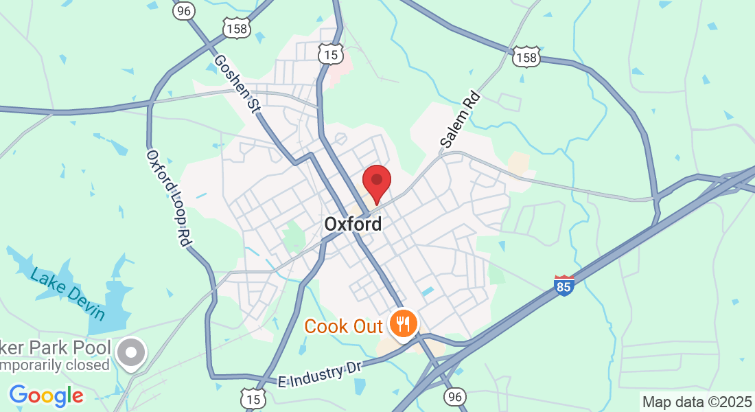 143 Williamsboro St, Oxford, NC 27565, USA