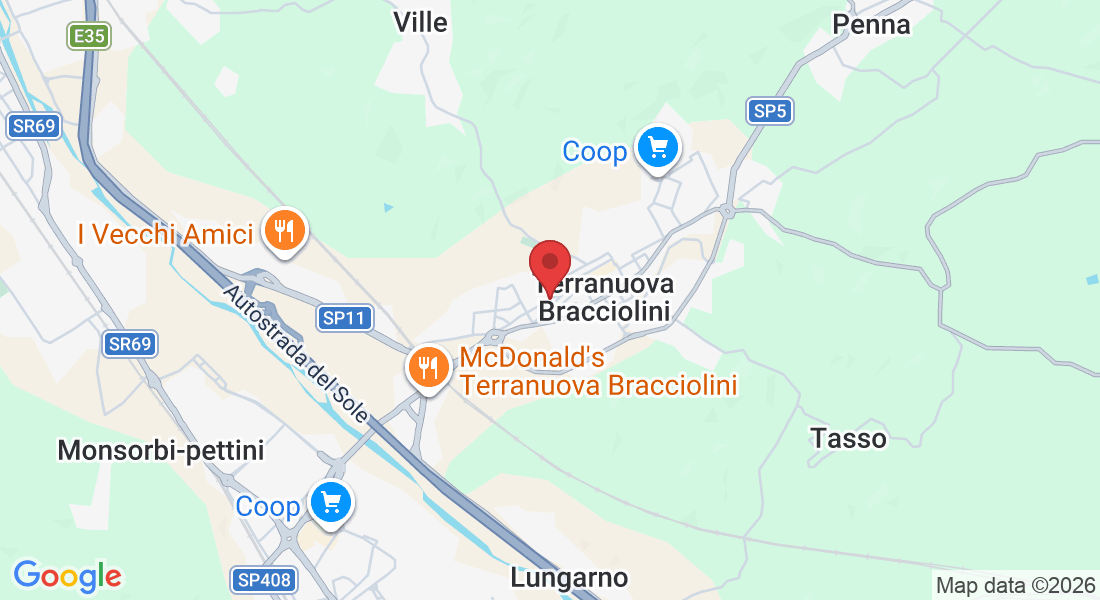 Piazza Unità Italiana, 35, 52028 Terranuova Bracciolini AR, Italia